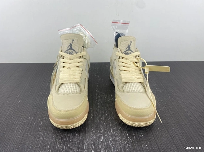 4 Retro HighQuality Off-White Sail Jordan 3858 CV9388-  1028